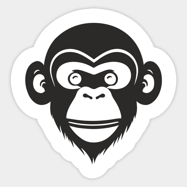 Ape Sticker by aceofspace